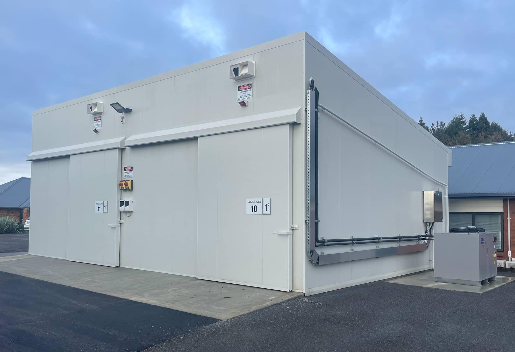 Technicool Refrigeration has recently completed the construction of two new cool stores for Plant and Food Research in Te Puke