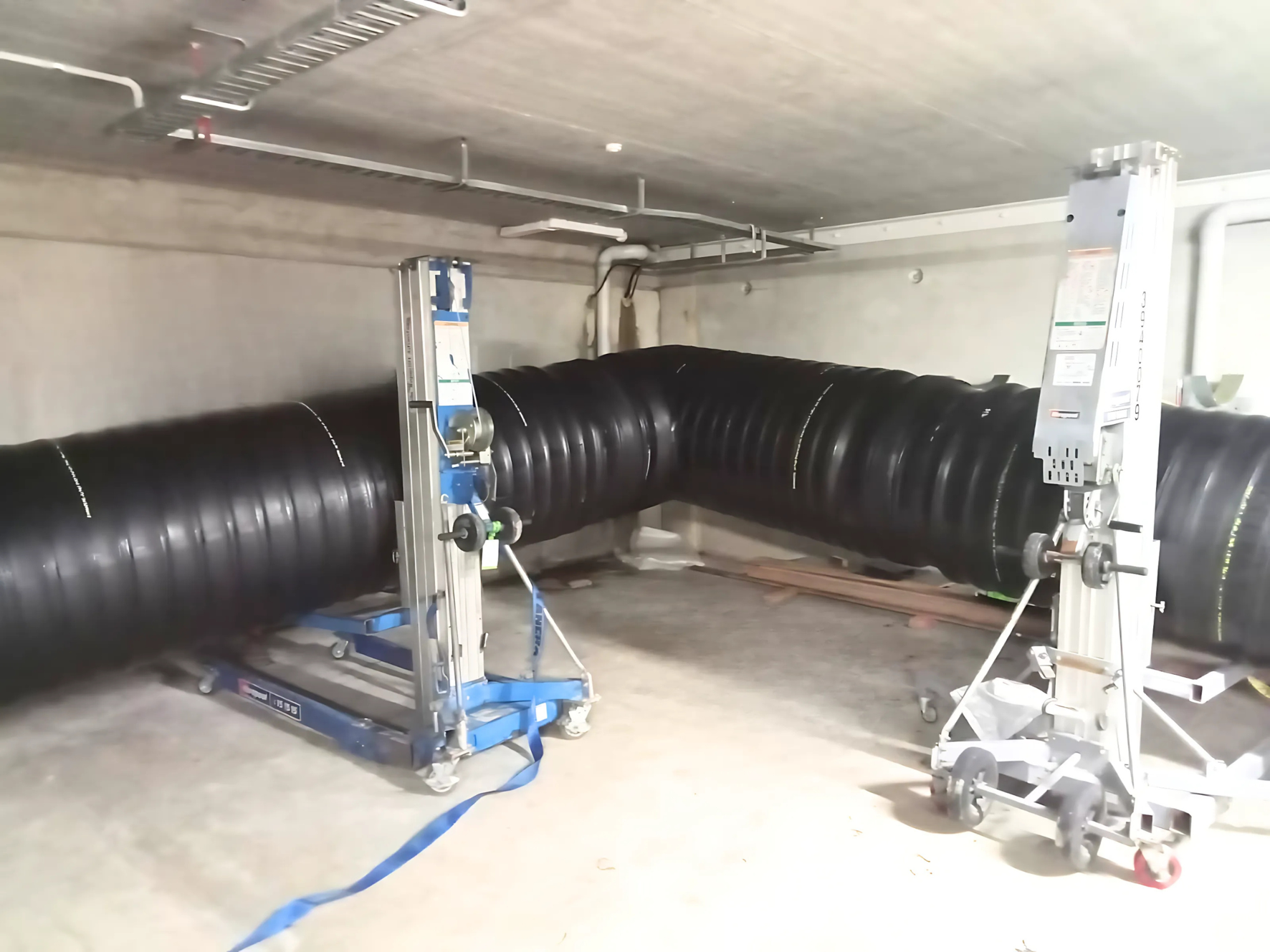 Solo Welds Underground Stormwater Tank in Tight Space