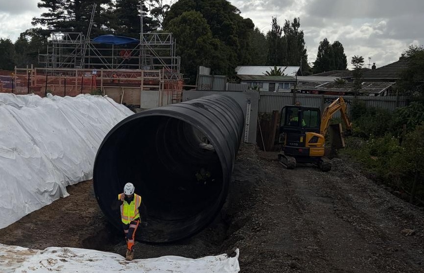 INFRAPIPE Supplies NZ’s Largest Wastewater Pipes to Harania