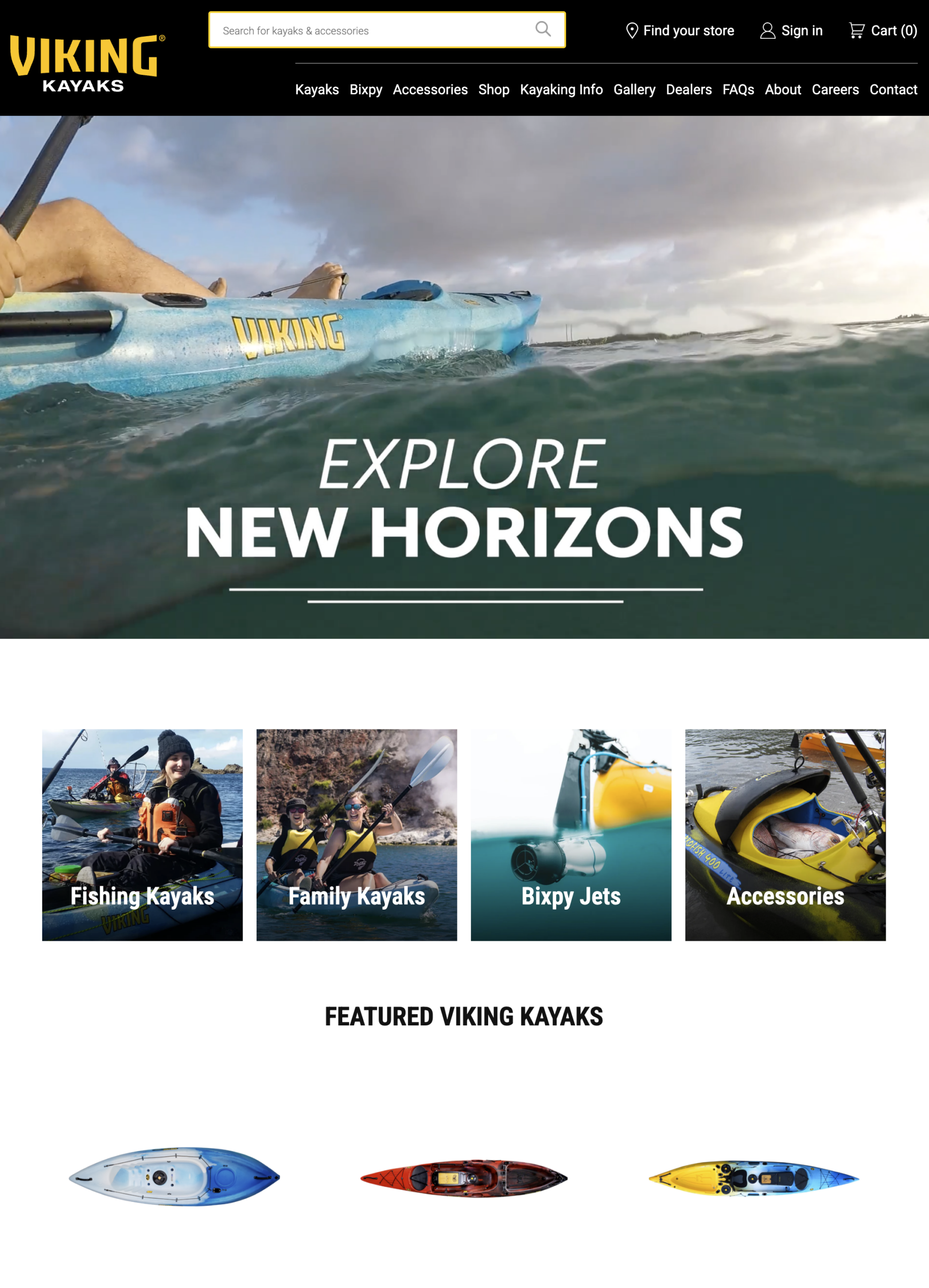 Viking Kayaks Launches New Global Website & Online Store